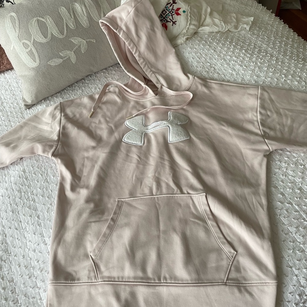 Under Aurmor Hoodie- super soft and cute baby pink color!!!
